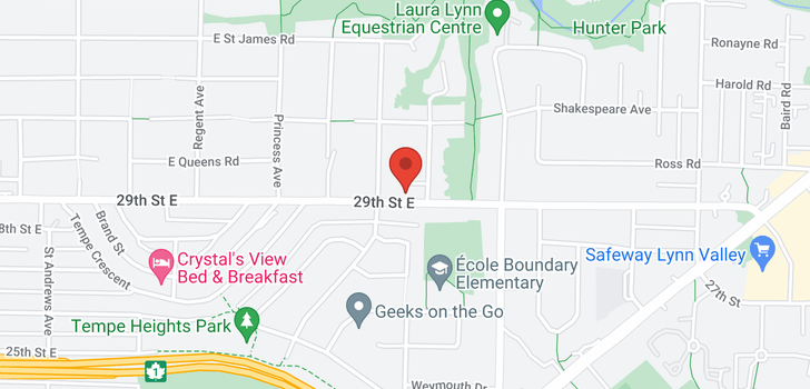 map of 778 E 29TH STREET